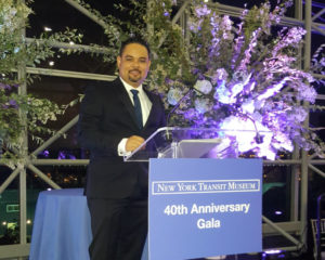 Juan Belliard at New York Transit Museum Gala